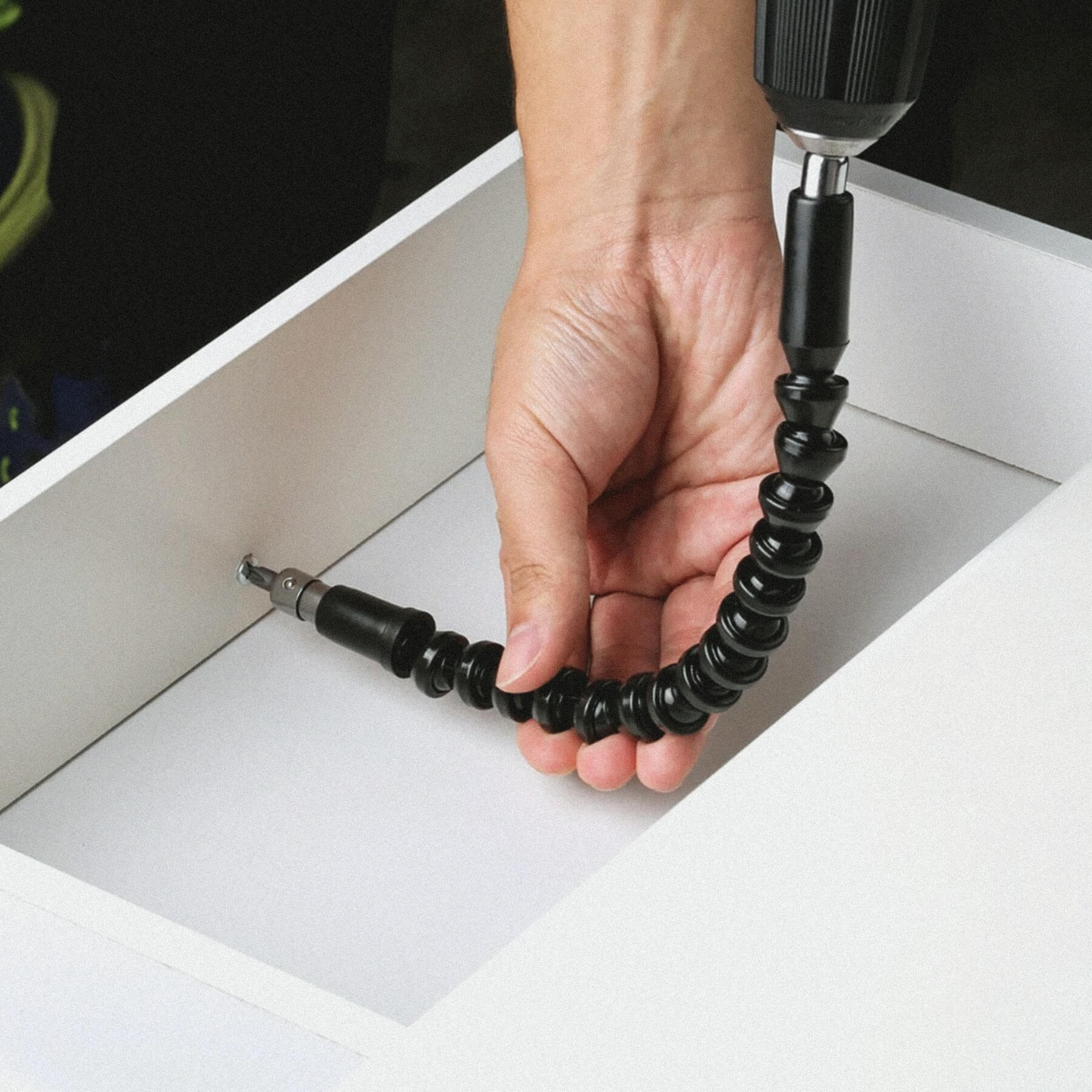 Гъвкав удължител, За бормашина или отвертка, HEX, 29,5 см, Черен - eMAG.bg