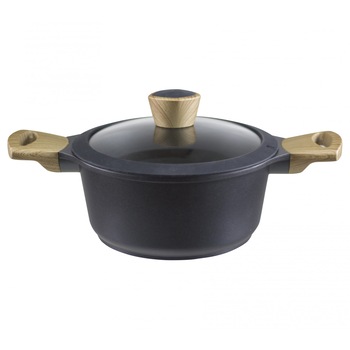 Oala cu capac, invelis antiaderent, diametru 28 cm, 5 mm grosime, capacitate 6.4 litri, Beper, PE.165 Oala cu capac, invelis antiaderent, diametru 28 cm, 5 mm grosime, capacitate 6.4 litri, Beper, PE.165