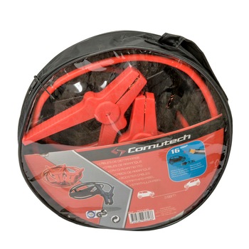 Set cabluri pornire auto Comutech 793 616, 200A, grosime fir 16 mm, lungime 3 m, geanta transport Set cabluri pornire auto Comutech 793 616, 200A, grosime fir 16 mm, lungime 3 m, geanta transport