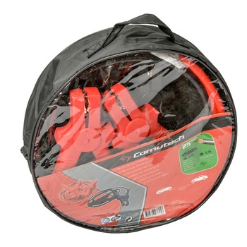 Set cabluri pornire auto Comutech 793 625, 300A, grosime fir 25 mm, lungime 3.5 m, geanta transport Set cabluri pornire auto Comutech 793 625, 300A, grosime fir 25 mm, lungime 3.5 m, geanta transport
