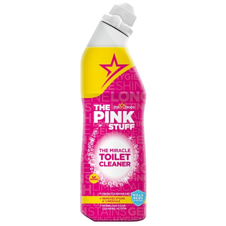 Gel curatare pentru vasul toaletei The Pink Stuff, 750 ml