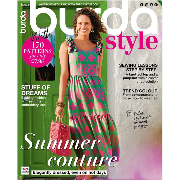 Списание Burda Style юни 2023 г., 6/2023 г