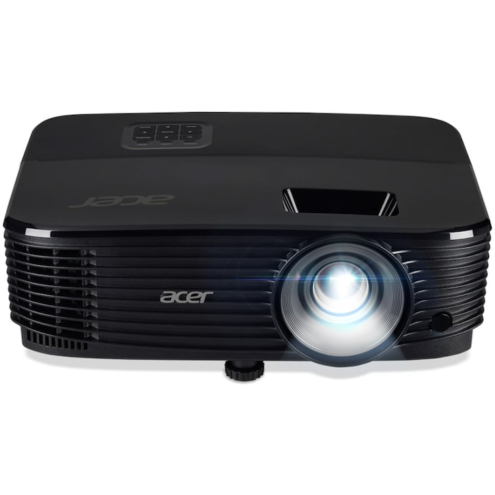 Acer X1129HP DLP 3D projektor, 1920×1200 WUXGA, 16:9 (Supported), 4500Lm, 20000/1 kontraszt, VGA, RCA, USB, PC Audio csatlakozók