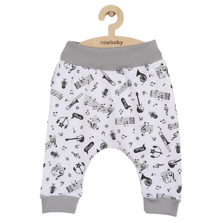 Kényelmes nadrág, 62-es méret, 100% pamut, New Baby, Zene