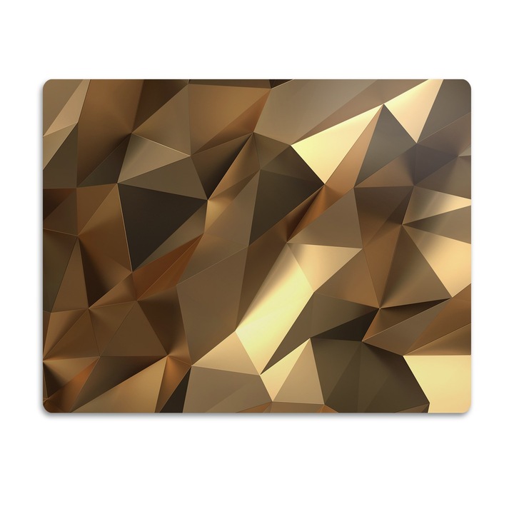 Covor PVC. Tulup. Vinil. Foita De Auriu. Auriu. 90x60 cm. 010250340030100030950