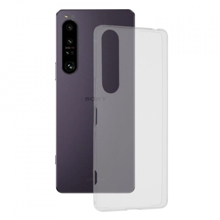 Кейс за Sony Xperia 1 IV, Techsuit Clear Silicone, Transparent