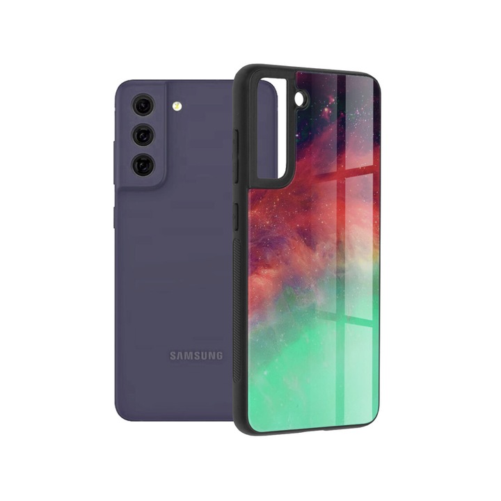 Кейс Съвместим с Samsung Galaxy S21 FE 5G Techsuit Glaze Fiery Ocean