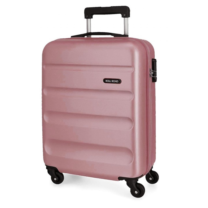 Troler cabina ABS Roll Road Flex nude, 38x55x20 cm