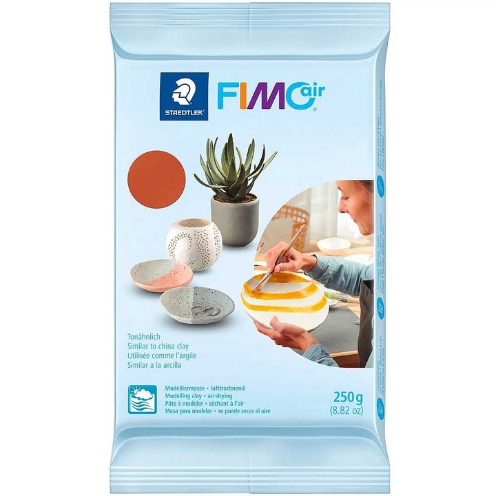 Lut polimeric FIMOair Basic 250g Maro teracota