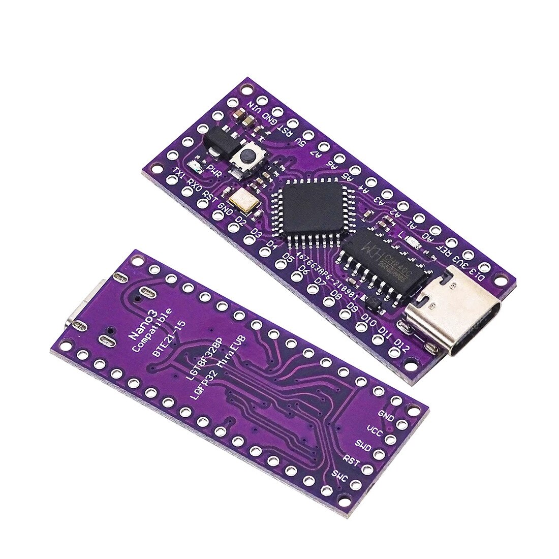 Clona, Arduino, LGT8F328P, USB-C, Mov - eMAG.ro