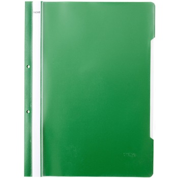 Dosar plastic original Noki cu sina si 2 perforatii, verde , 25 buc/set Dosar plastic original Noki cu sina si 2 perforatii, verde , 25 buc/set