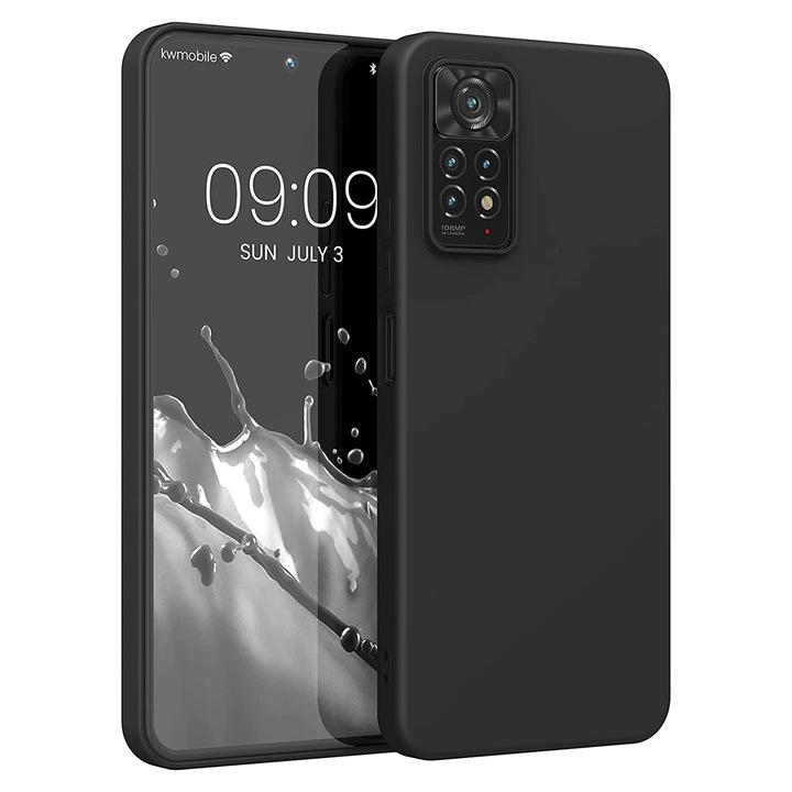 Протектор G-Tech, съвместим с Xiomi Redmi Note 12 Pro 4G, микрофибър, силикон, черен