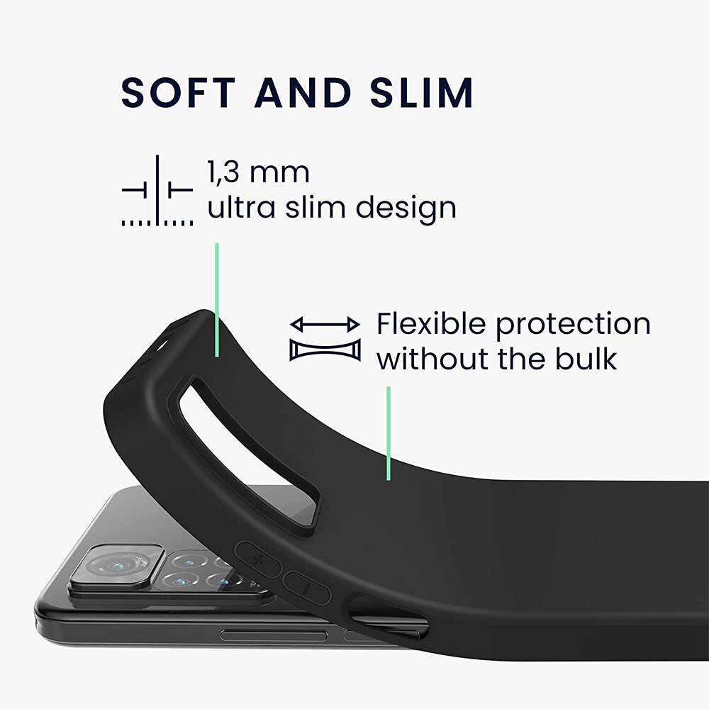 Husa Jelly Silicone Compatibil cu Xiomi Redmi Note 12 Pro 4G, Interior de microfibra, Flexibila, Negru