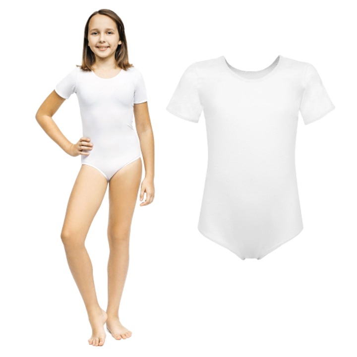 Трико за момиче Marcinkowski 114485A-134, Бяло 97555