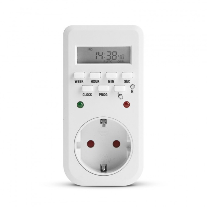 Priza Digitala si Indicator LED (250V - 16A)