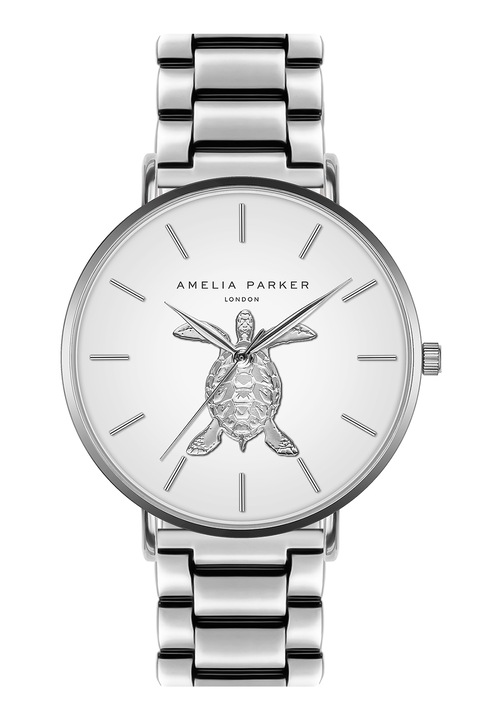 Amelia Parker, Rozsdamentes acél kvarc karóra, Ezüstszín