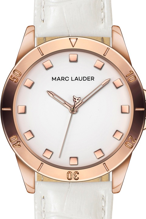 Marc Lauder, Часовник с кожена каишка, Бял