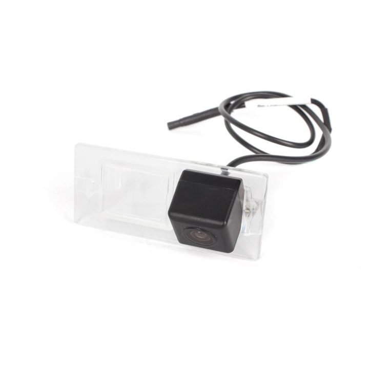 Camera de parcare, TSS Group, Pentru Fiat, 12V DC, 82x36mm, Negru/Trasparent