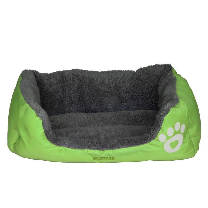 Culcus pentru animale de companie, 43 x 32cm, marime S, verde