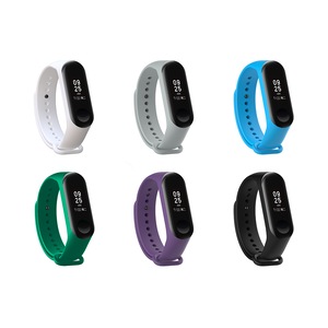 Set 6 curele silicon compatibile Xiaomi Mi Band 3/4/5/6, multicolor