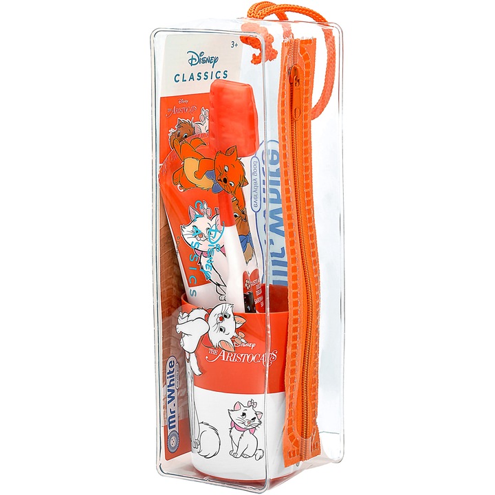 Детски комплект ARISTOCATS за дентална хигиена с чанта