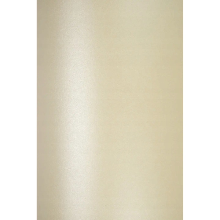 Set Hartie decorativa metalizata, Netuno, Majestic, 120g, A4, 210x297 mm, Ecru, 100 buc