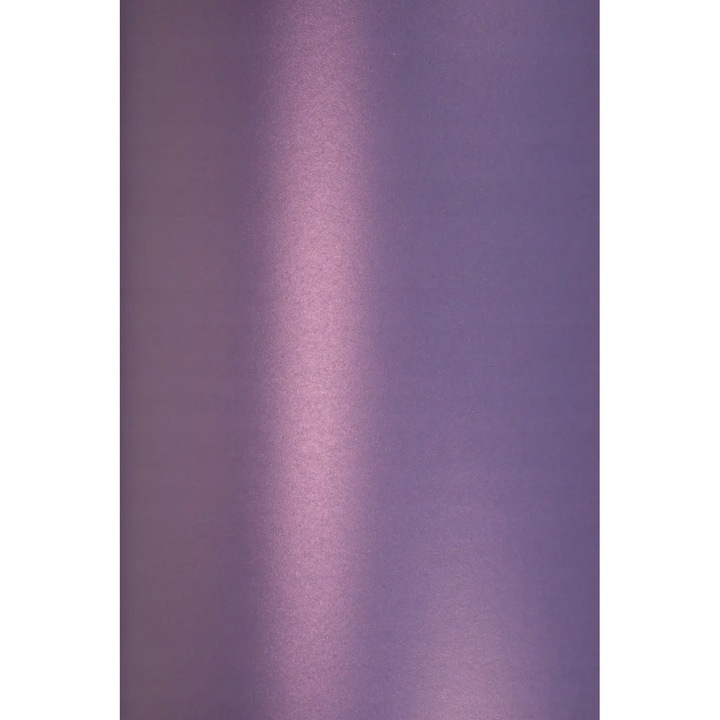 Set Hartie decorativa metalizata, Netuno, Majestic, 250g, A4, 210x297 mm, Violet, 100 buc