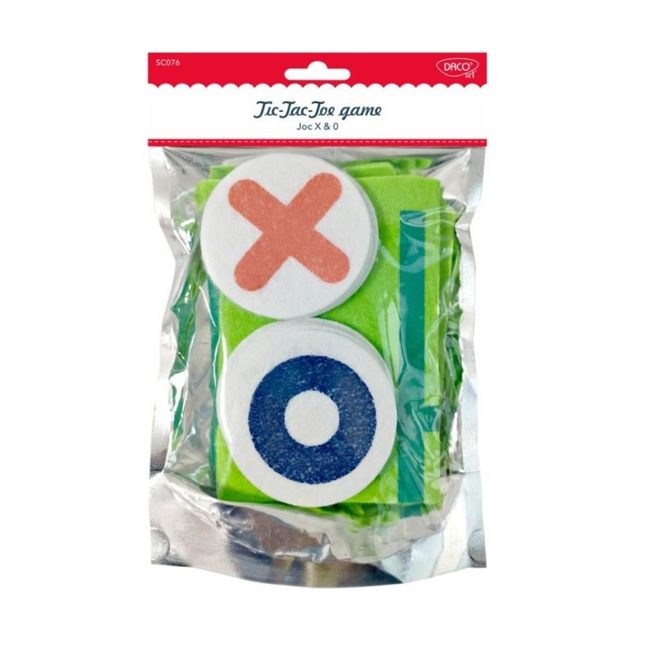 Set Creativ Daco, Jocul X si 0, 1 buc