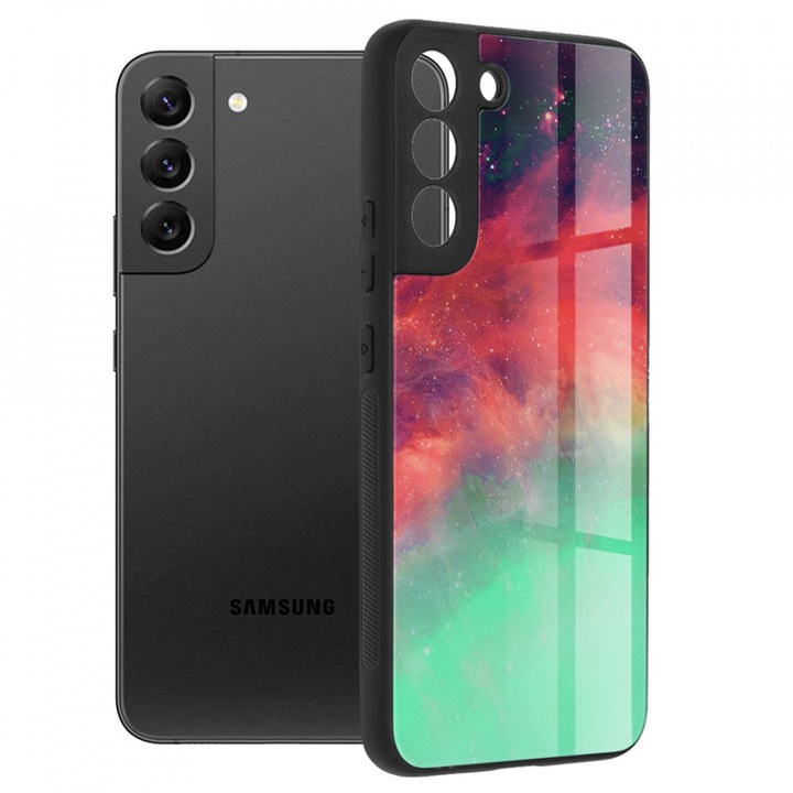 Tok Samsung Galaxy S22 Plus 5G-hez - Techsuit Glaze Series - Fiery Ocean