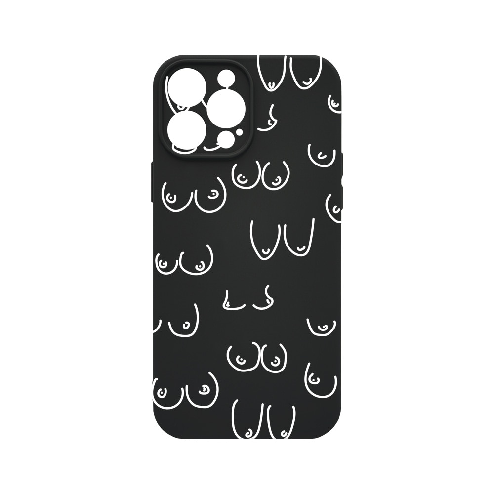 Силиконов калъф BestCase за Apple iPhone 14 Pro Max, Boobs, SLIM 1.2MM,  Microfiber interior, Premium Soft Liquid Silicon, PB 1065 - eMAG.bg