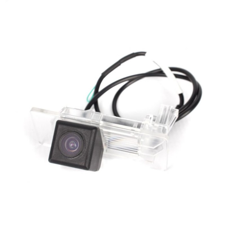 Camera de parcare, TSS Group, Pentru Skoda Rapid, Plastic, 668×576 pixeli, Negru