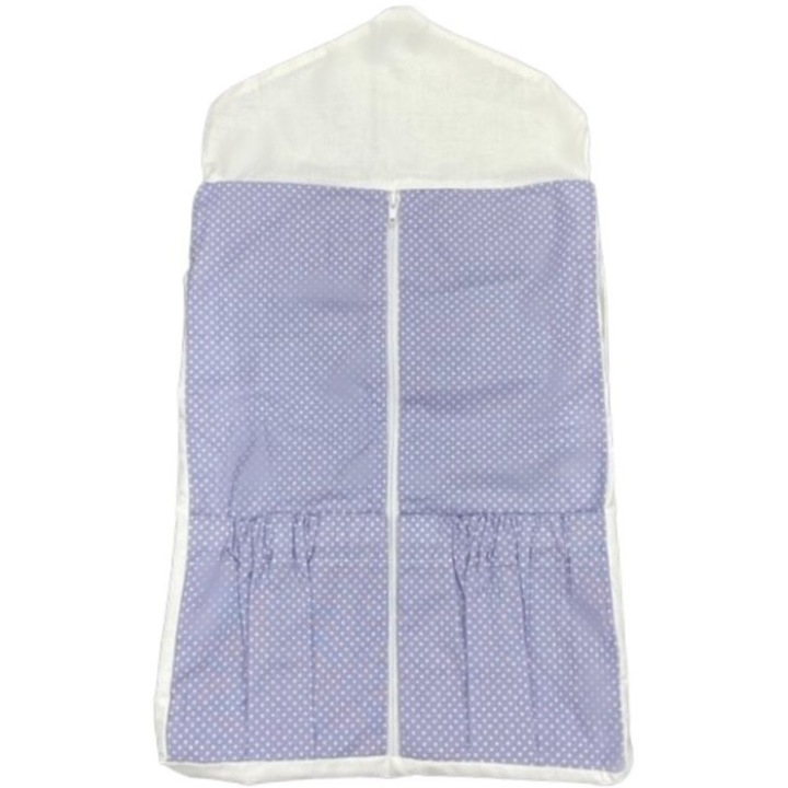 Play School Lavender levendula pöttyös oviszsák, 30 x 60 cm