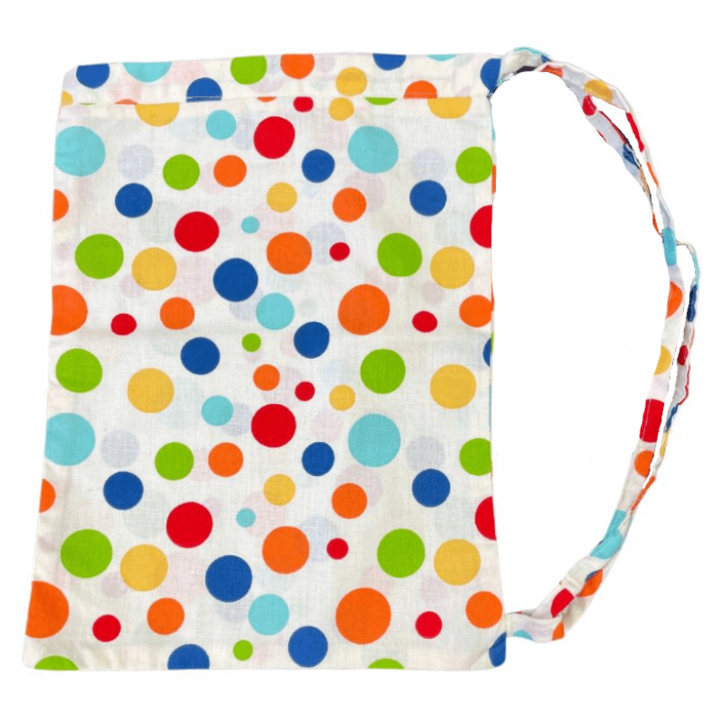 Play School Gym Dotted pöttyös tornazsák, 25 x 32 cmm