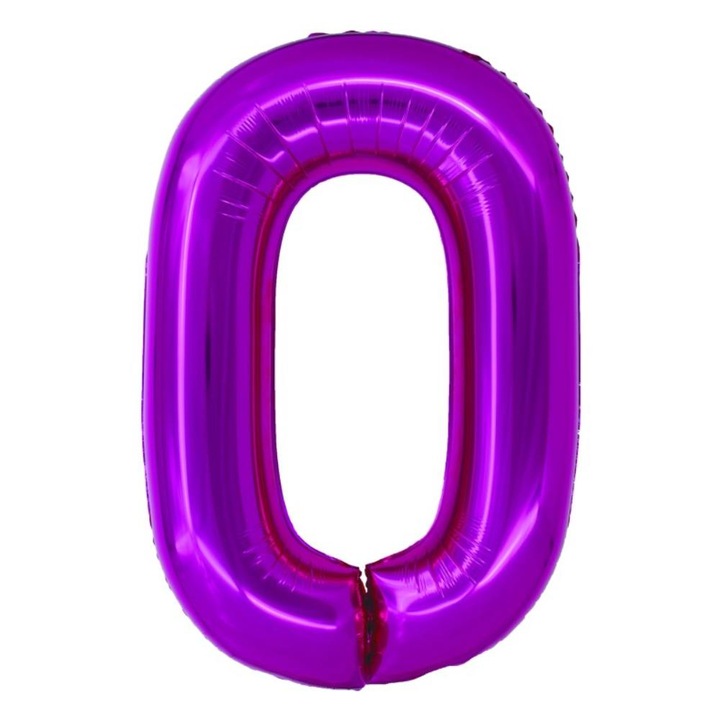 Léggömb, 0 Szám Pink Daco, 100 cm