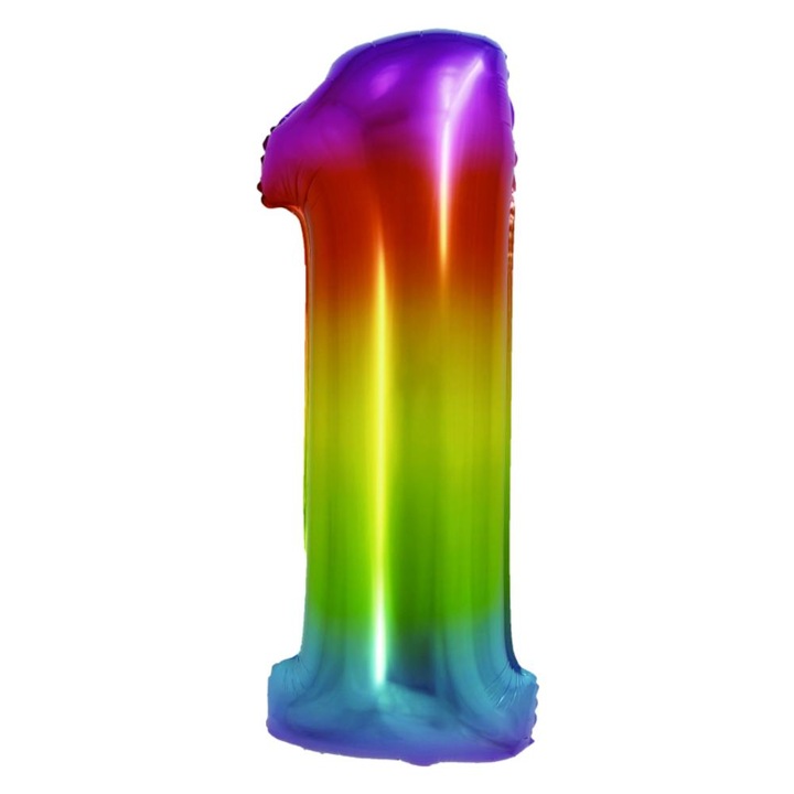 Léggömb, 1 Szám Daco Szivárvány, 85 cm