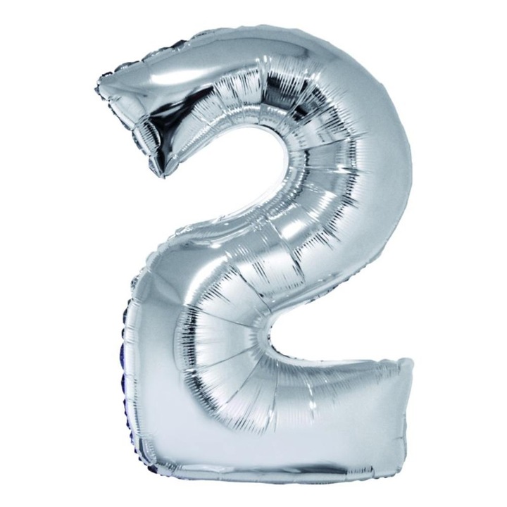 Léggömb 2. Szám Daco Silver, 85 cm