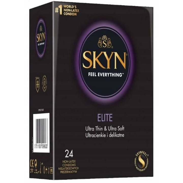 Комплект 24 презерватива, Skyn, Elite