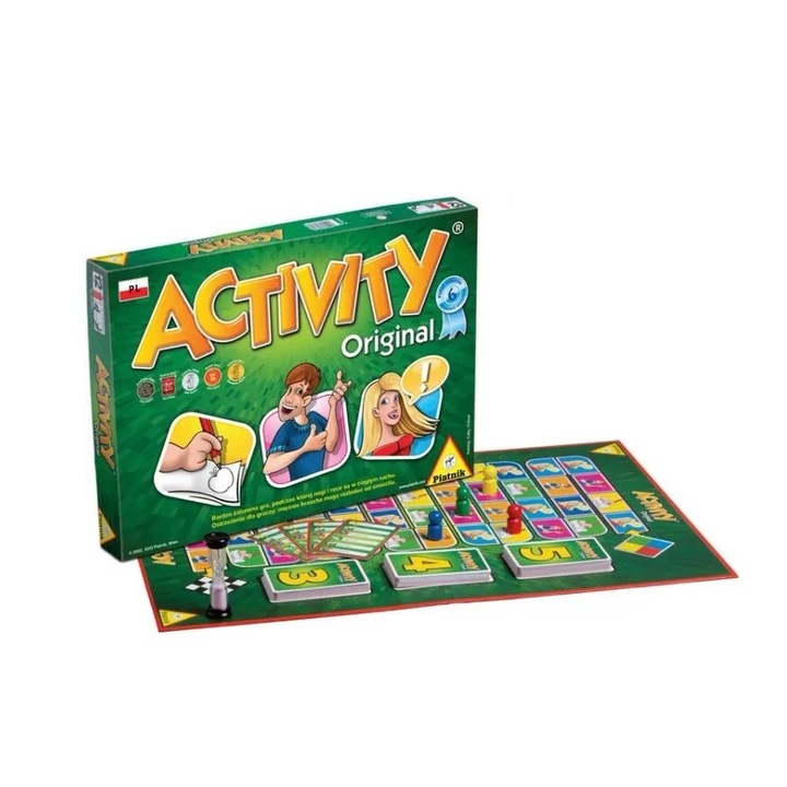 Joc De Societate, Piatnik, Activity Original, Regele Jocurilor De Mima Si Comunicare, Mecanici Bazate Pe Desen Explicatie Orala Si Pantomima, Perfect Pentru Petreceri Si Reuniuni, Pentru 3-16 Jucatori, Varsta 12 Ani+, Multicolor