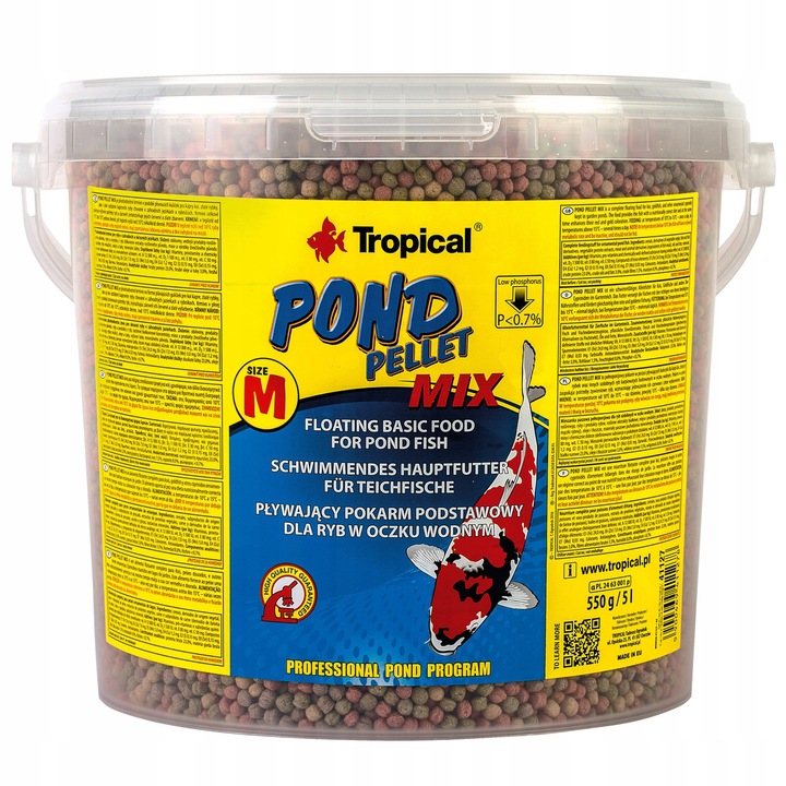 Hrana pentru pesti, Tropical, Pellet Mix, 5 l/550 g