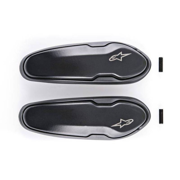 Комплект от 2 плъзгача за обувки Alpinestars New Supertech R, алуминий, черен