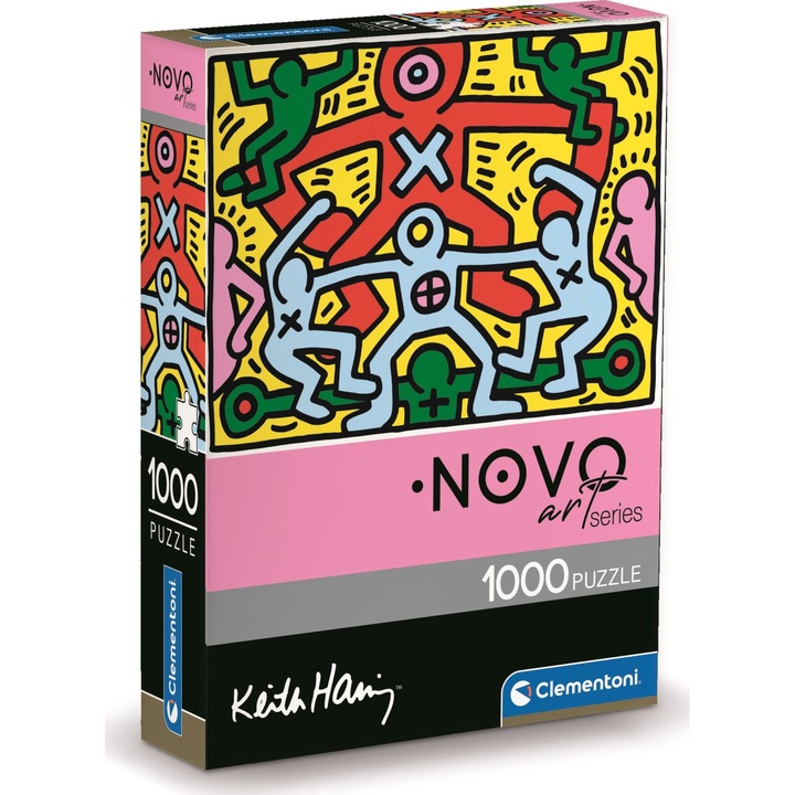 Clementoni 1000 db-os puzzle - Novo Art Series - Keith Haring (39757)
