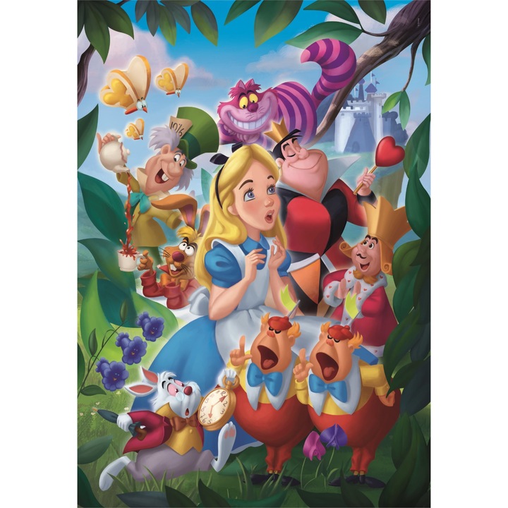 Clementoni 1000 db-os puzzle - Disney - Alíz csodaországban (39673)