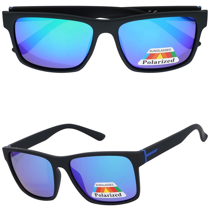 Ochelari polarizati pentru barbati, UV400 cat.3, Negru