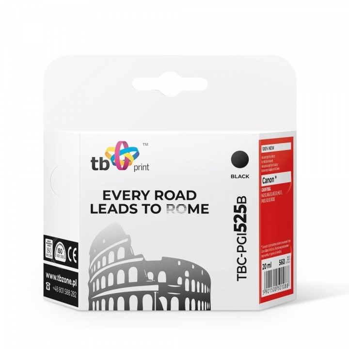 Tintapatron Canon PIXMA iP 4850 TBC-PGI525B BK-hoz