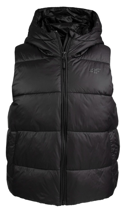 Női mellény, 4F, poliészter, XXL méret, fekete