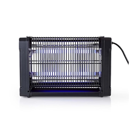 Lampa electrica UV profesionala, Aparat anti tantari, anti muste, anti insecte, 2X8W, 16W, Negru