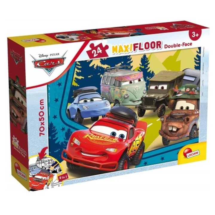 Пъзел Disney Cars, Lisciani, 24 части