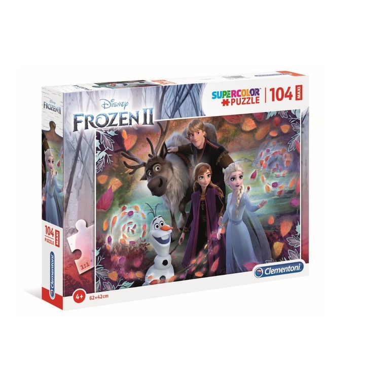 Пъзел Frozen 2, Clementoni, 4+ години, 104 части