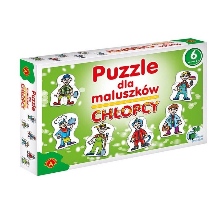 Комплект от 27 пъзела за деца Александър, Многоцветен