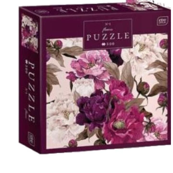 Puzzle, Interdruk, 500 db, Virágok, Többszínű